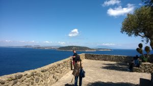 Castello Aragonese d'Ischia - Vista sul golfo dal Terrazzo degli Ulivi