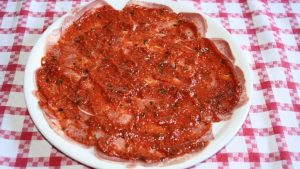 Lingua in salsa rossa piemontese