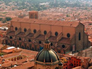 Bologna San Petronio vista dalla Torre degli Asinelli